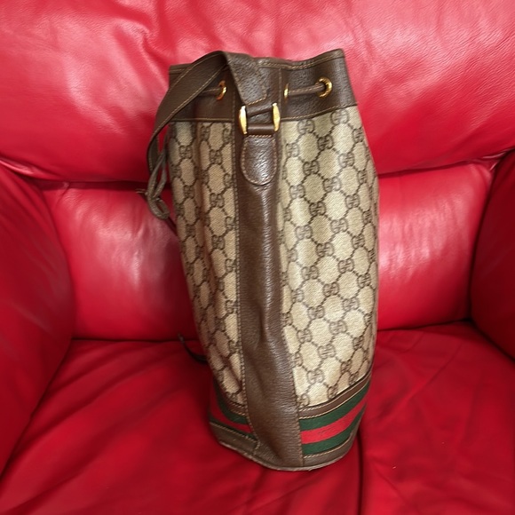 Gucci Vintage Supreme Monogram Large Bucket Bag - Picture 4 of 7